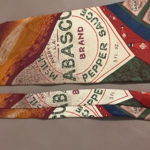Tabasco Tie Mens Made in USA 100% Silk